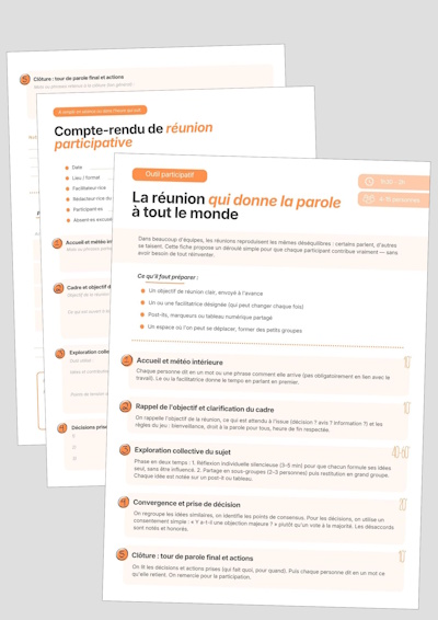 Modèle de réunion participative